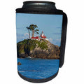 3dRose Danita Delimont - Lighthouses - California, Crescent City, Battery Point Lighthouse - Can Cooler Bottle Wrap (cc_258893)
