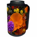 3dRose Danita Delimont - Flowers - California Poppies, Owls Clover, and Goldfields, California, USA - Can Cooler Bottle Wrap (cc_258920)