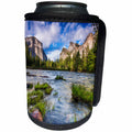 3dRose Danita Delimont - Rivers - Gates of the Valley landscape, Yosemite valley, California, Usa - Can Cooler Bottle Wrap (cc_259021)