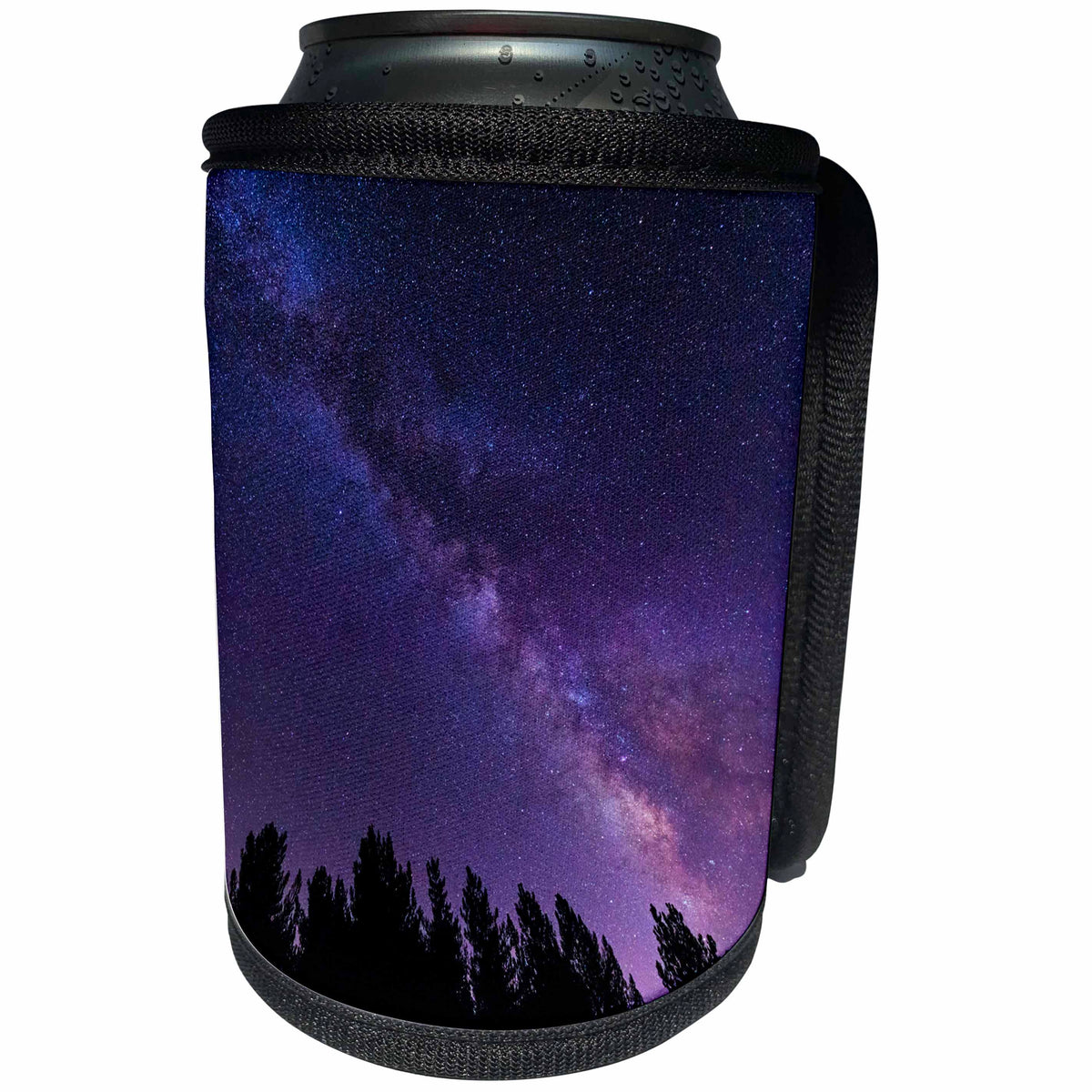 3dRose Danita Delimont - Stars - The Milky Way over Rose Valley, Los Padres National Forest, California - Can Cooler Bottle Wrap (cc_259024)