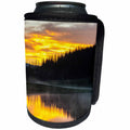 3dRose Danita Delimont - Sunrises - Colorado, Rocky Mountain National Park. Foggy sunrise on Poudre Lake. - Can Cooler Bottle Wrap (cc_259068)