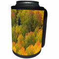 3dRose Danita Delimont - Trees - USA, Colorado, Rocky Mountains. Autumn yellow Aspens. - Can Cooler Bottle Wrap (cc_259075)