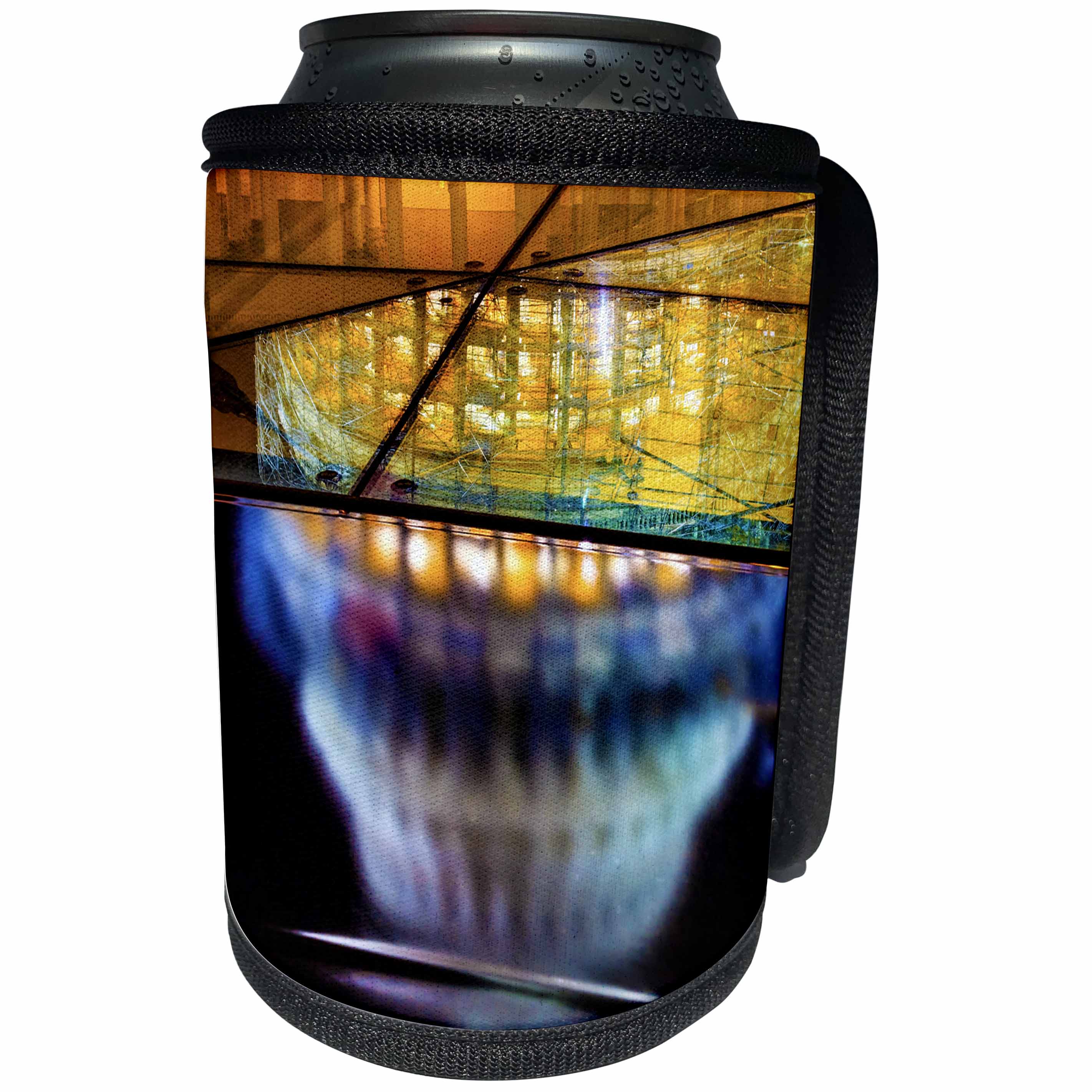 3dRose Danita Delimont - Washington DC - Reflection of the US Capitol building, Washington DC - Can Cooler Bottle Wrap (cc_259158)