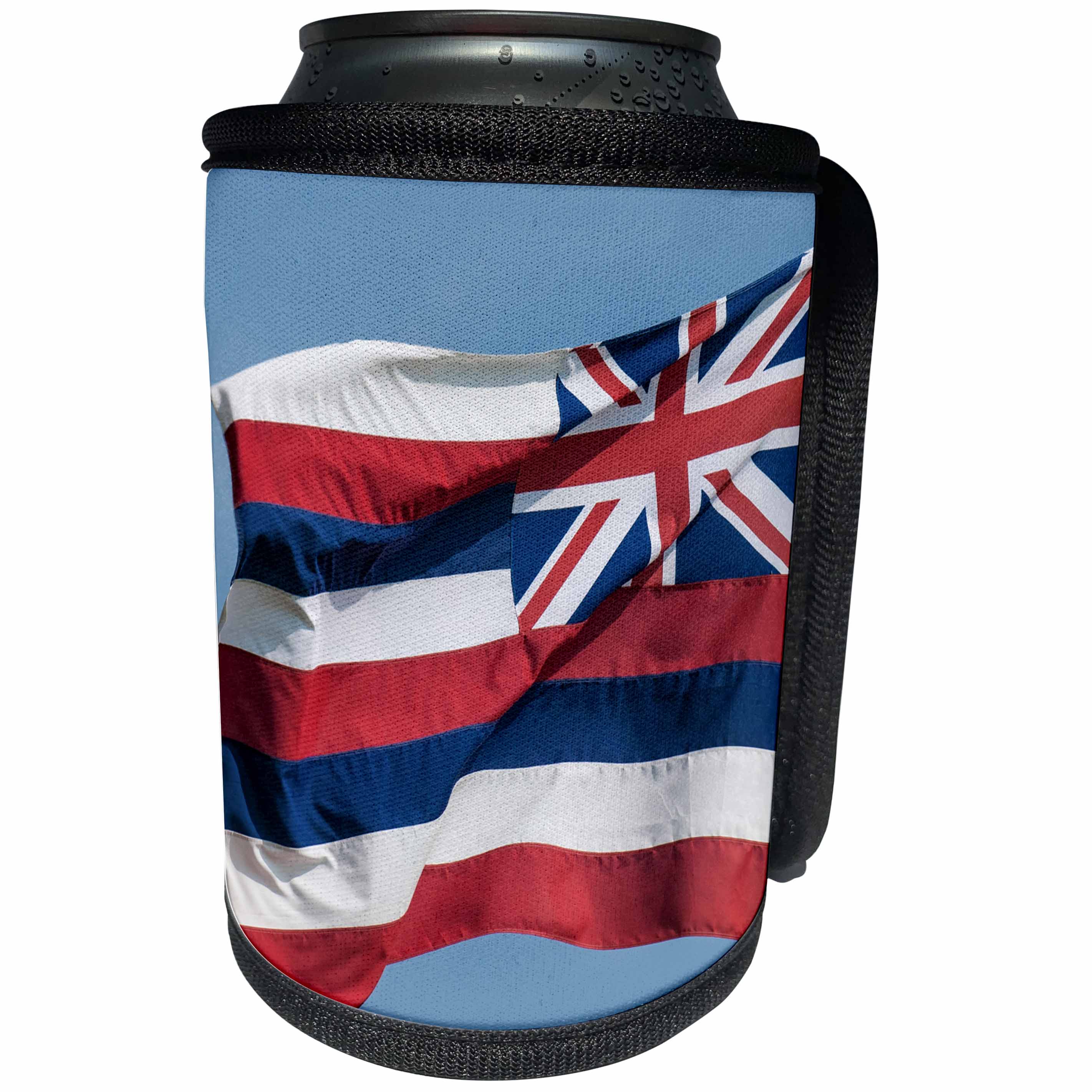 3dRose Danita Delimont - Flags - Hawaiian State flag, Oahu, Hawaii. - Can Cooler Bottle Wrap (cc_259218)