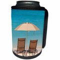 3dRose Danita Delimont - Beaches - Ko Olina Beach, west coast, Oahu, Hawaii. - Can Cooler Bottle Wrap (cc_259225)