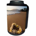 3dRose Danita Delimont - Beaches - USA, Hawaii, Maui, Lie on Kihei Beach with Reflections in Sand - Can Cooler Bottle Wrap (cc_259255)