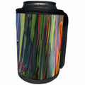 3dRose Danita Delimont - Abstracts - USA, Hawaii, Maui, Colorful Rainbow Eucalyptus Tree bark - Can Cooler Bottle Wrap (cc_259260)