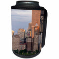 3dRose Danita Delimont - Cities - Chicago skyline from North Avenue Beach at dusk - Can Cooler Bottle Wrap (cc_259271)