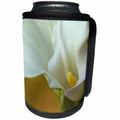 3dRose Danita Delimont - flowers - USA, Maine, Harpswell. White calla lily. - Can Cooler Bottle Wrap (cc_259408)