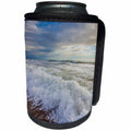3dRose Danita Delimont - Oceans - Surf at Nauset Light Beach, Cape Cod Seashore, Eastham, Massachusetts. - Can Cooler Bottle Wrap (cc_259432)