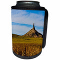 3dRose Danita Delimont - Rock Formations - USA, Nebraska, Kimball, Chimney Rock - Can Cooler Bottle Wrap (cc_259677)