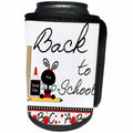 3dRose TNMGraphics School - Back to School Supplies and Apples - Can Cooler Bottle Wrap (cc_25971)