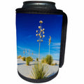 3dRose Danita Delimont - Deserts - Soaptree Yucca in dunes, White Sands National Monument, New Mexico - Can Cooler Bottle Wrap (cc_259755)