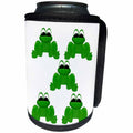 3dRose TNMGraphics Animals - Five Frogs - Can Cooler Bottle Wrap (cc_25977)