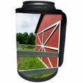 3dRose Danita Delimont - Barns - Classic Red barn on a farm, Hudson, New York, USA. - Can Cooler Bottle Wrap (cc_259789)