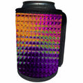 3dRose TNMGraphics Designs - Glass Tiles in Purple - Can Cooler Bottle Wrap (cc_25979)