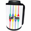 3dRose TNMGraphics Sports - Golf Tees - Can Cooler Bottle Wrap (cc_25980)
