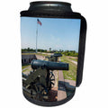 3dRose Danita Delimont - Weapons - Cannons look out over Fort Macon State Park, North Carolina, USA. - Can Cooler Bottle Wrap (cc_259807)
