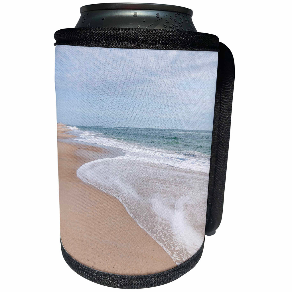 3dRose Danita Delimont - Beaches - Beach near Kitty Hawk, Outer Banks, North Carolina, USA. - Can Cooler Bottle Wrap (cc_259810)