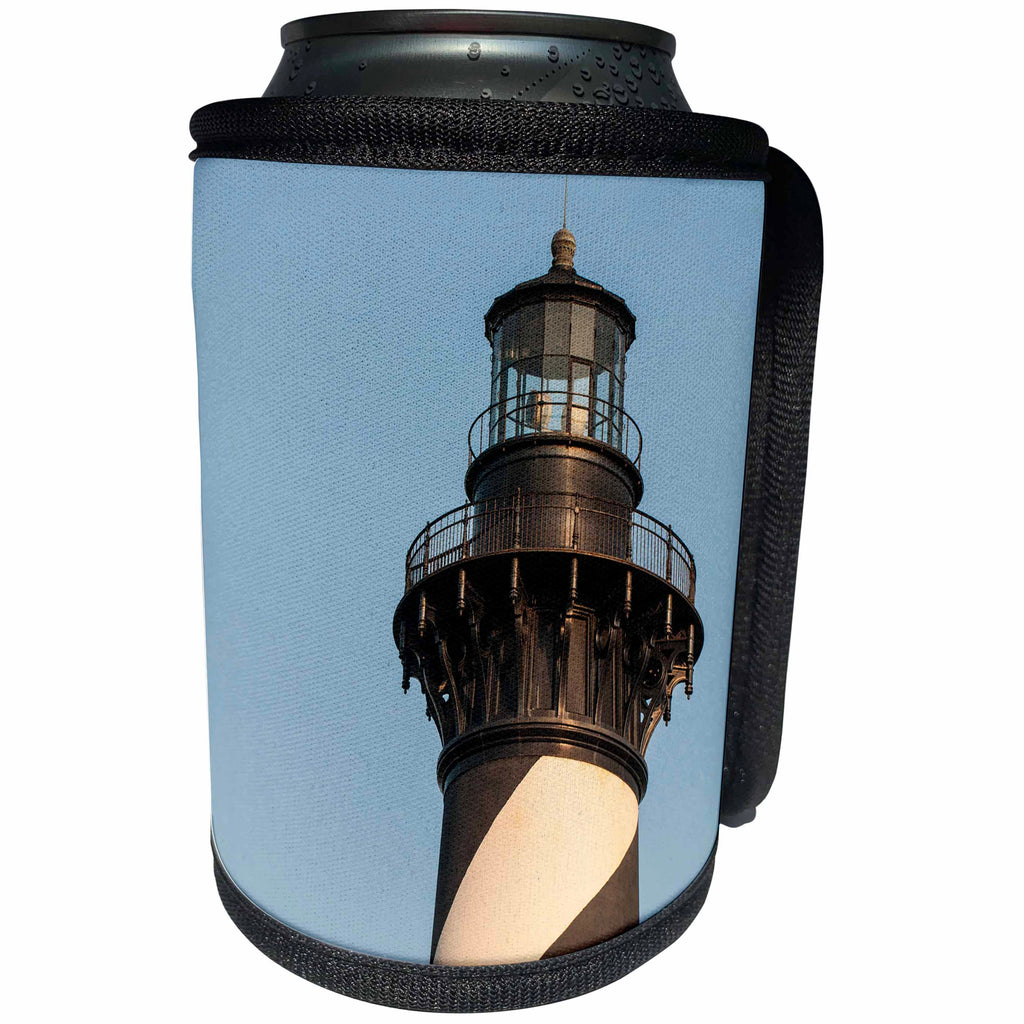 3dRose Danita Delimont - Lighthouses - Cape Hatteras Light Station, Hatteras Island, North Carolina. - Can Cooler Bottle Wrap (cc_259812)