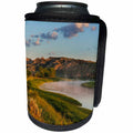 3dRose Danita Delimont - Rivers - Sunrise over Little Missouri River, North Dakota - Can Cooler Bottle Wrap (cc_259824)