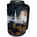 3dRose Danita Delimont - Beaches - Ocean spray over rocky beach, Harris Beach State Park, Oregon - Can Cooler Bottle Wrap (cc_259905)