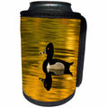 3dRose Danita Delimont - Ducks - Male ring-necked duck, swimming, Dawson Creek Park, Hillsboro, Oregon - Can Cooler Bottle Wrap (cc_259915)