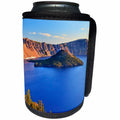 3dRose Danita Delimont - Oregon - Crater Lake National Park. Wizard Island, Oregon. - Can Cooler Bottle Wrap (cc_259936)