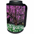 3dRose Danita Delimont - Flowers - Pennsylvania, Wayne. Cherry blossom tree in garden. - Can Cooler Bottle Wrap (cc_259942)