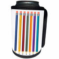 3dRose TNMGraphics School - Seven No 3 Pencils - Can Cooler Bottle Wrap (cc_25996)