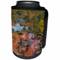 3dRose Danita Delimont - Botanical - Autumn reflections and abstract designs, Hidden Lake, Pennsylvania - Can Cooler Bottle Wrap (cc_259960)
