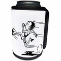 3dRose TNMGraphics Sports - Track Runner - Can Cooler Bottle Wrap (cc_25999)