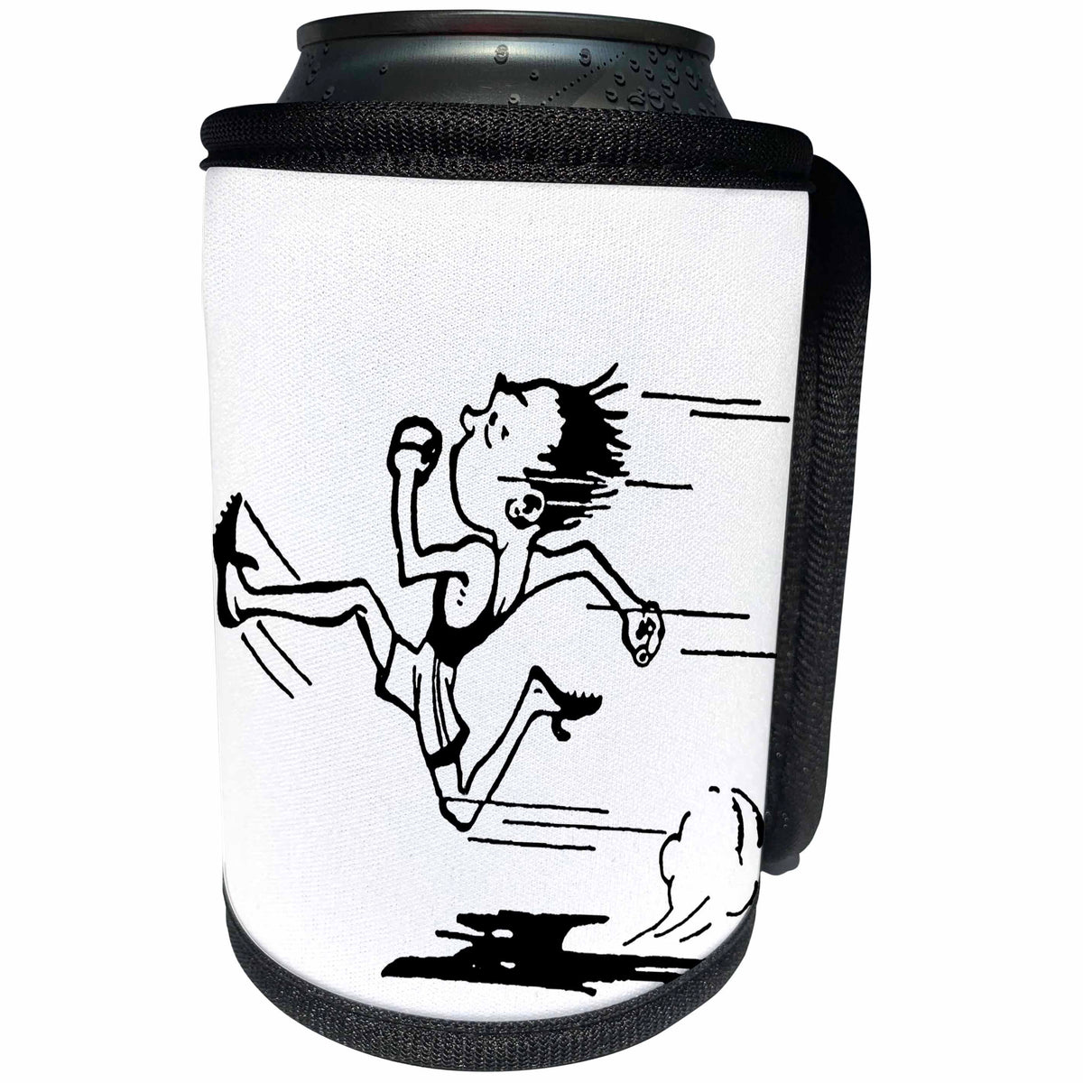 3dRose TNMGraphics Sports - Track Runner - Can Cooler Bottle Wrap (cc_25999)