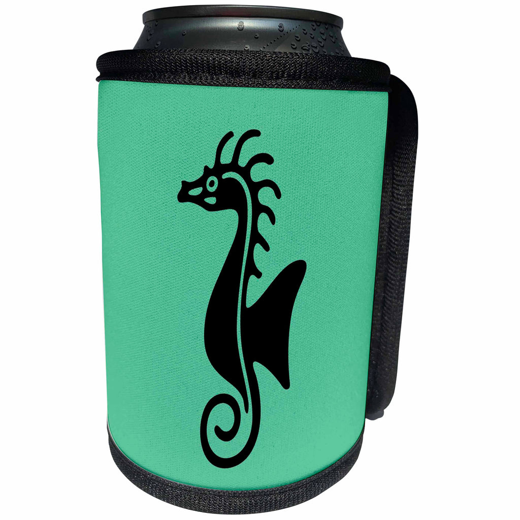3dRose TNMGraphics Animals - Sea Horse - Can Cooler Bottle Wrap (cc_26001)