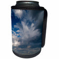 3dRose Danita Delimont - Weather - Summer morning cloud formations over wheat fields, South Dakota - Can Cooler Bottle Wrap (cc_260027)