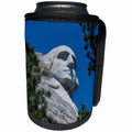 3dRose Danita Delimont - South Dakota - George Washington, Mount Rushmore, South Dakota, USA - Can Cooler Bottle Wrap (cc_260035)