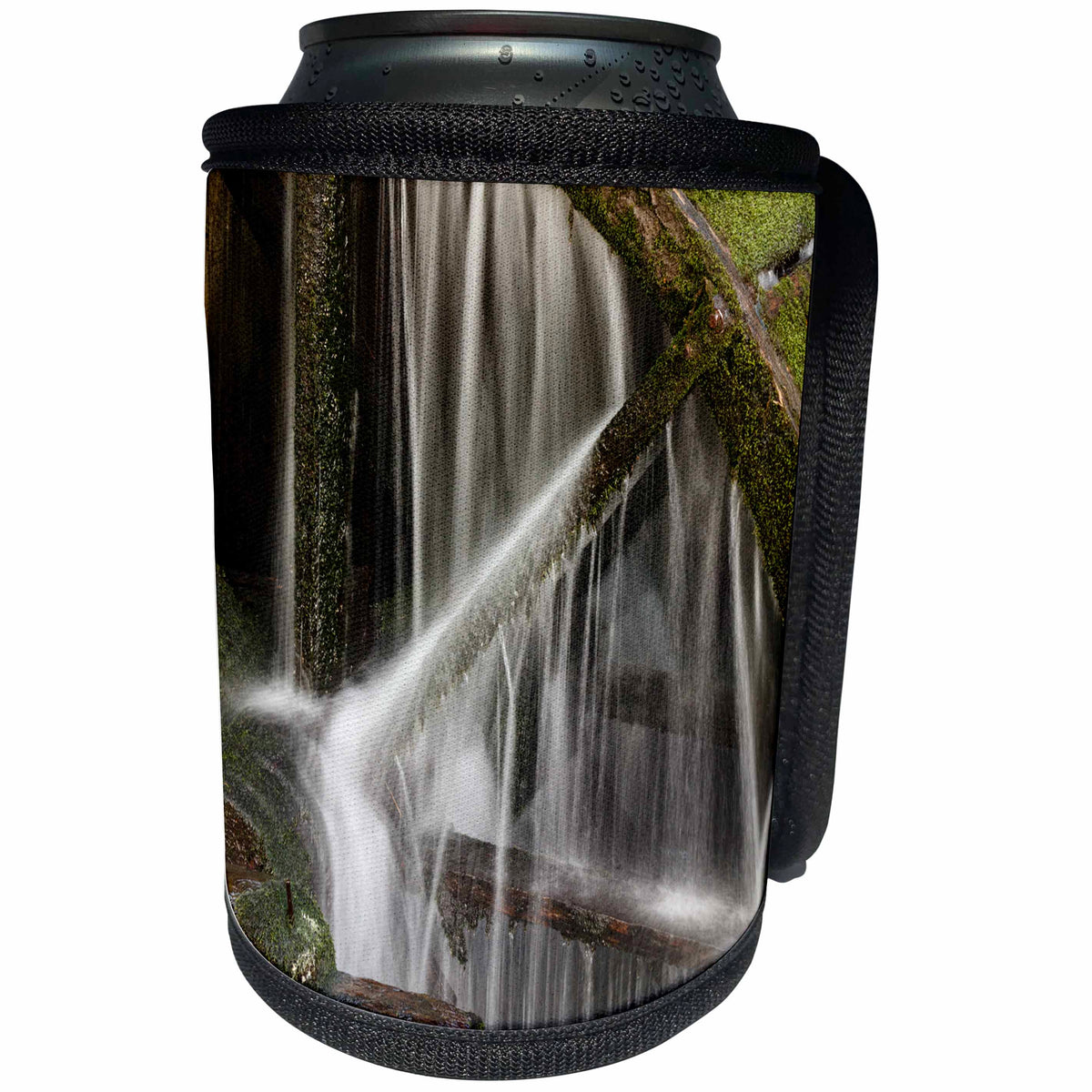 3dRose Danita Delimont - Architecture - Water wheel, Cable Mill, Cades Cove, Great Smoky Mountains, Tennessee - Can Cooler Bottle Wrap (cc_260036)
