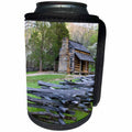 3dRose Danita Delimont - tennessee - John Oliver Cabin in spring, Great Smoky Mountains NP, Tennessee - Can Cooler Bottle Wrap (cc_260058)