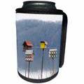 3dRose Danita Delimont - tennessee - USA, Tennessee. Whimsical martin houses made from recycled materials - Can Cooler Bottle Wrap (cc_260065)