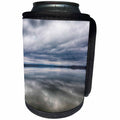 3dRose Danita Delimont - lakes - Tennessee. Ten Mile. Storm clouds reflected in glass calm lake - Can Cooler Bottle Wrap (cc_260066)
