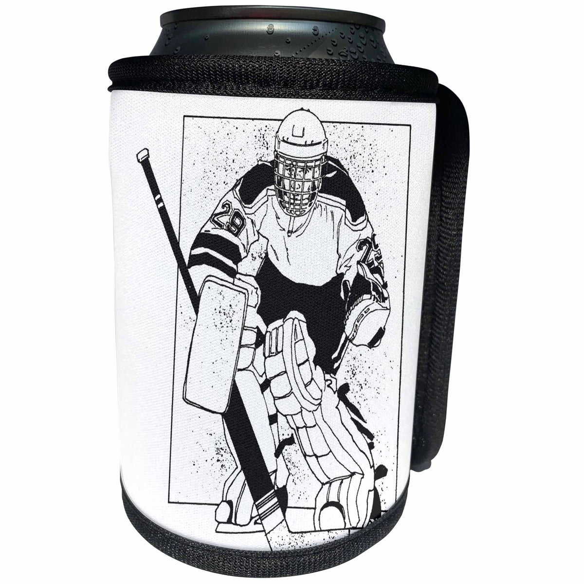 3dRose TNMGraphics Sports - Hockey Player - Can Cooler Bottle Wrap (cc_26014)