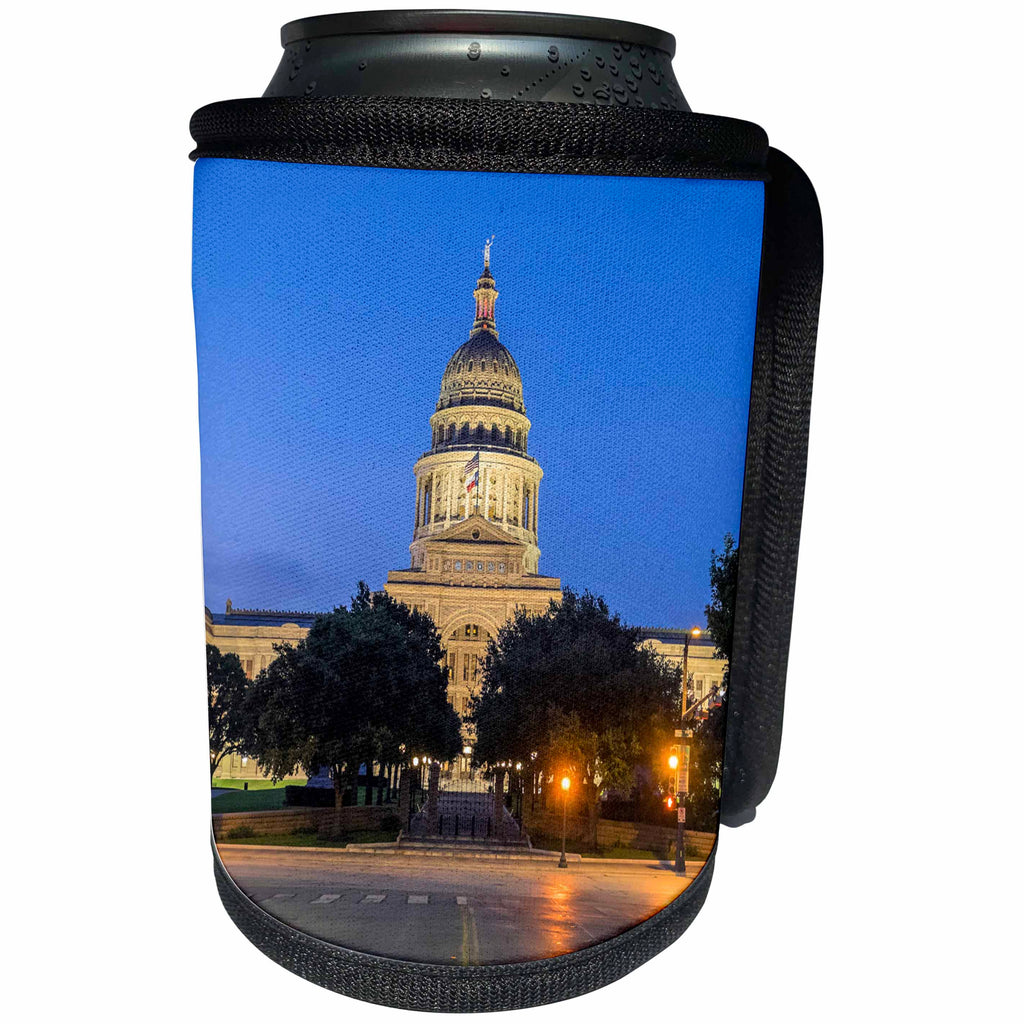 3dRose Danita Delimont - Texas - State Capitol building, Austin, Texas, Usa - Can Cooler Bottle Wrap (cc_260144)