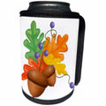 3dRose TNMGraphics Autumn - Autumn Acorn Design - Can Cooler Bottle Wrap (cc_26016)