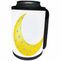 3dRose TNMGraphics Skies - Crescent Moon with Blue Stars - Can Cooler Bottle Wrap (cc_26017)