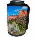 3dRose Danita Delimont - Utah - USA, Utah, Kolb Canyon, Zion National Park - Can Cooler Bottle Wrap (cc_260197)
