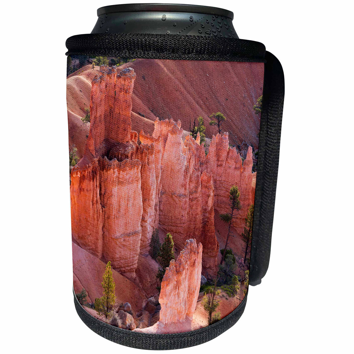 3dRose Danita Delimont - Utah - Utah, Bryce Canyon National Park, Hoodoo formations - Can Cooler Bottle Wrap (cc_260212)