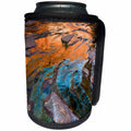 3dRose Danita Delimont - Streams - Colorful reflections in canyon stream, Hunter Canyon, near Moab, Utah - Can Cooler Bottle Wrap (cc_260231)