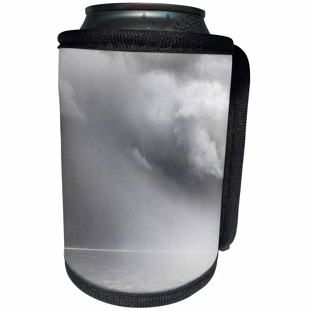 3dRose Danita Delimont - Weather - Utah. Foreboding thunderstorm approaches Bonneville Salt Flats - Can Cooler Bottle Wrap (cc_260234)