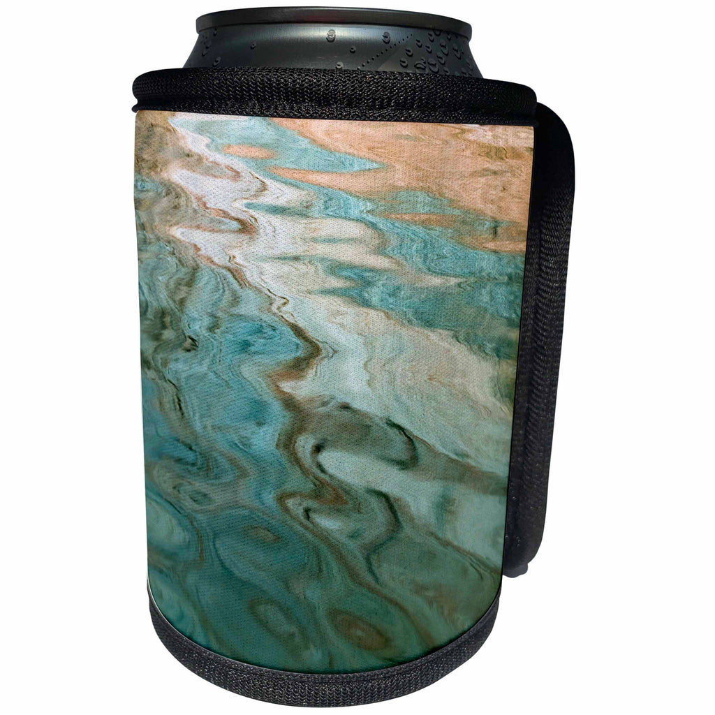 3dRose Danita Delimont - Abstracts - Utah. Colorful abstract reflections of canyon walls on Lake Powell. - Can Cooler Bottle Wrap (cc_260239)