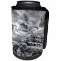 3dRose Danita Delimont - Utah - Black and white landscape below the Castle, Capitol Reef NP, Utah - Can Cooler Bottle Wrap (cc_260260)